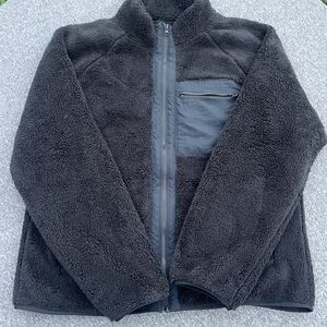 Goodfellow & Co Black Sherpa Zip Jacket